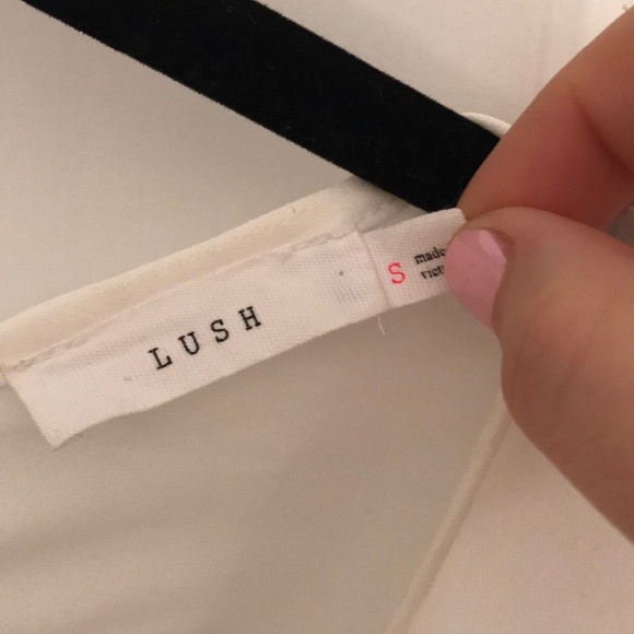 White silk top from Nordstrom - Picture 2 of 3